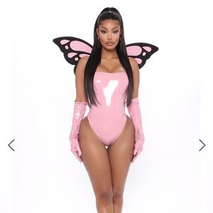 Fashion nova butterfly 3 piece outfit